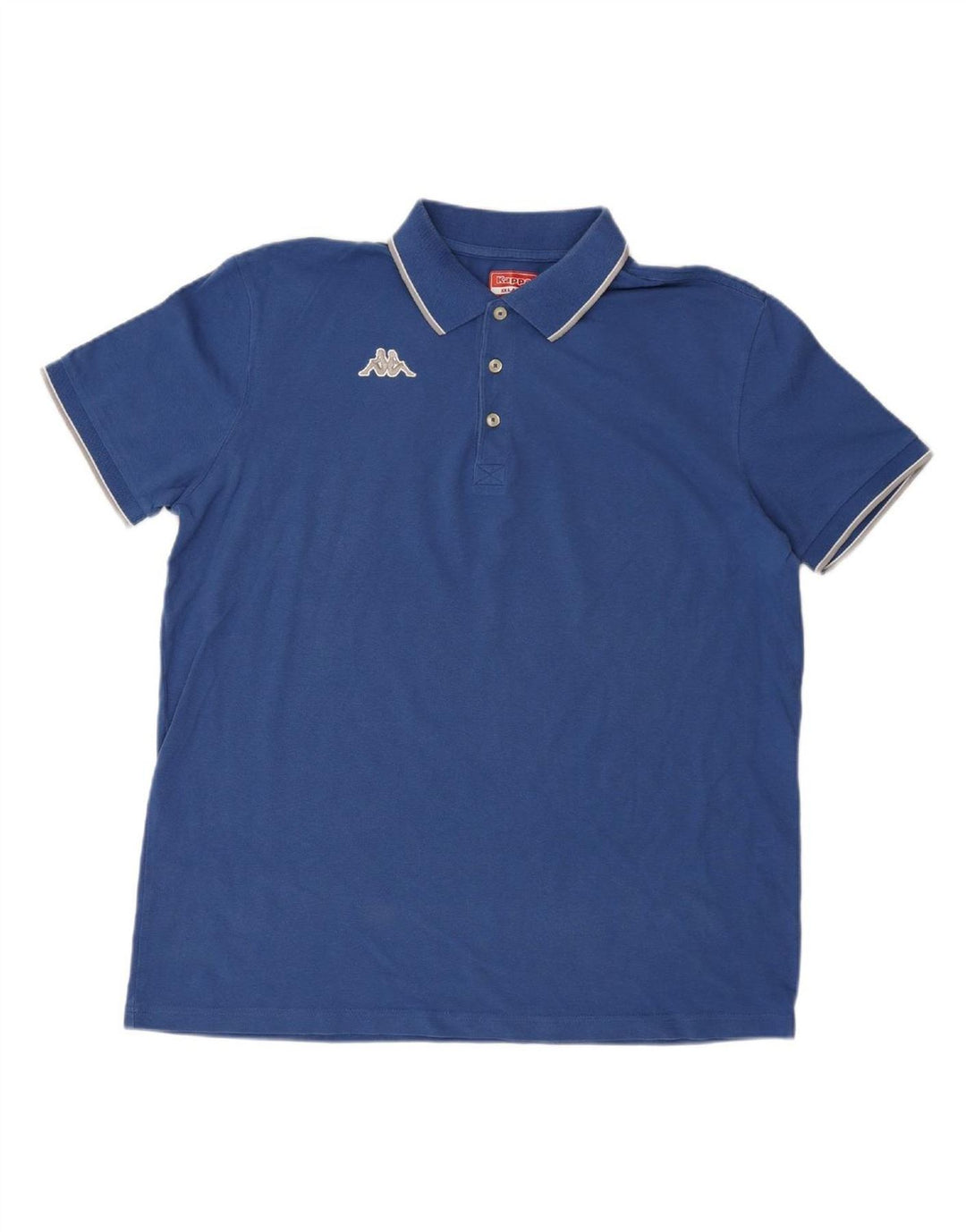 KAPPA Mens Polo Shirt 2XL Blue Vintage Kappa and Second-Hand Kappa from Messina Hembry 
