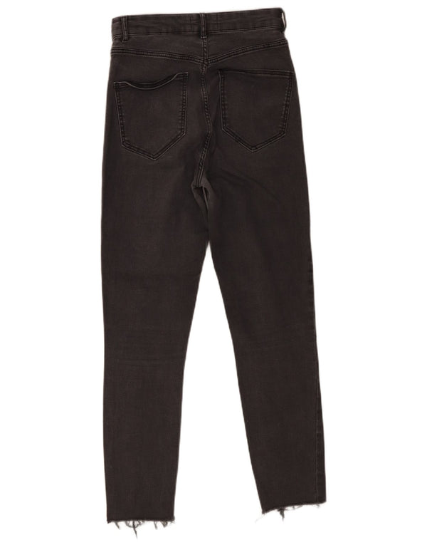 Женские укороченные джинсы Zara EU 38 Small W28 L25 Серые