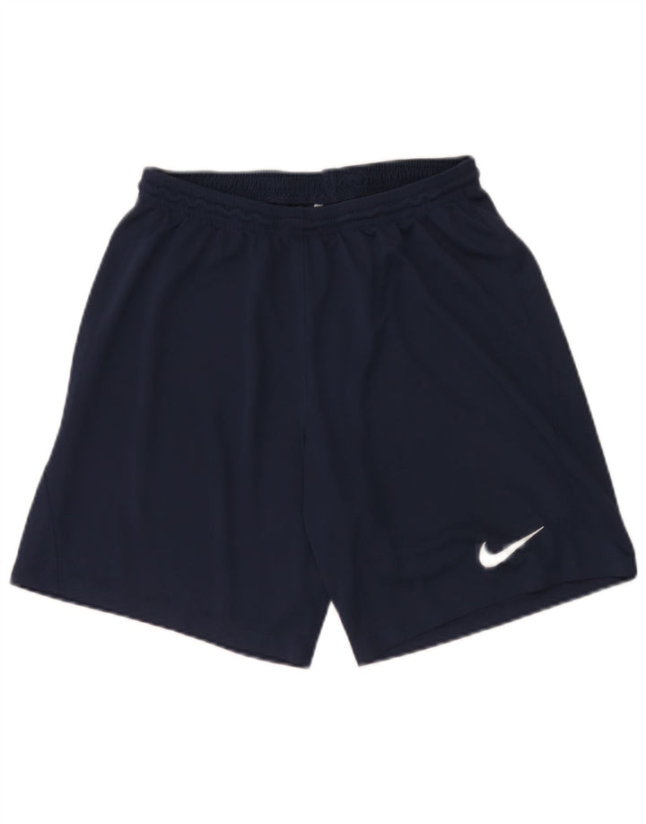 Мужские спортивные шорты Nike Dri Fit, большие темно-синие, полиэстер