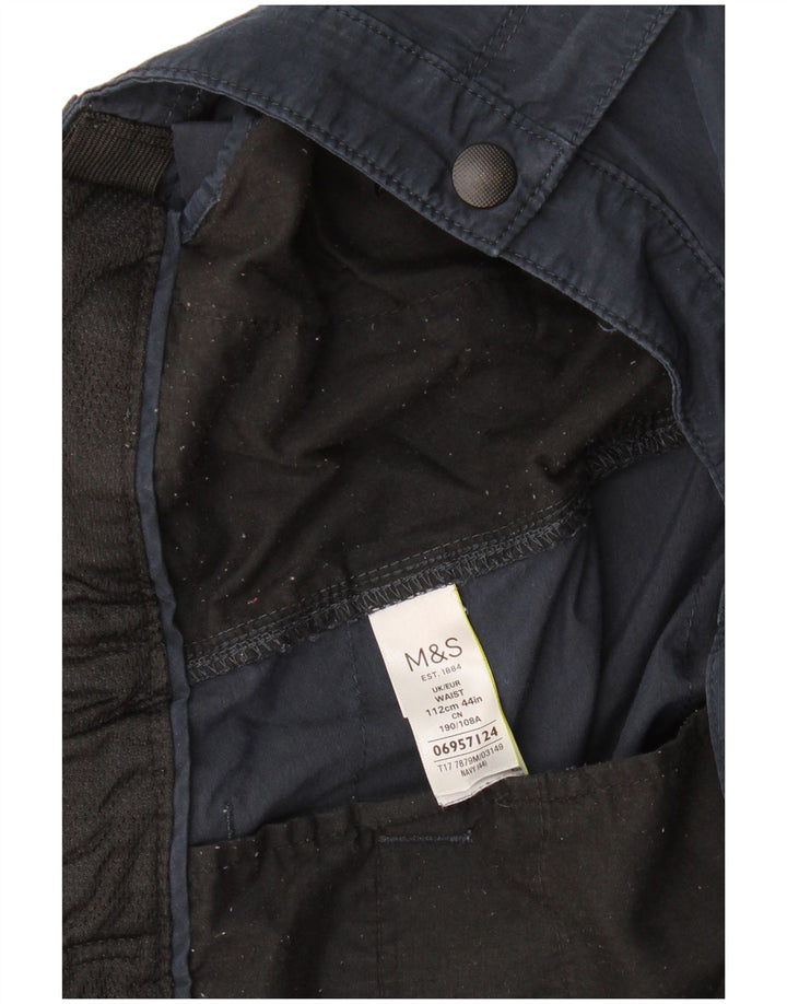 Мужские шорты карго Marks & Spencer W44 2XL темно-синие, хлопок