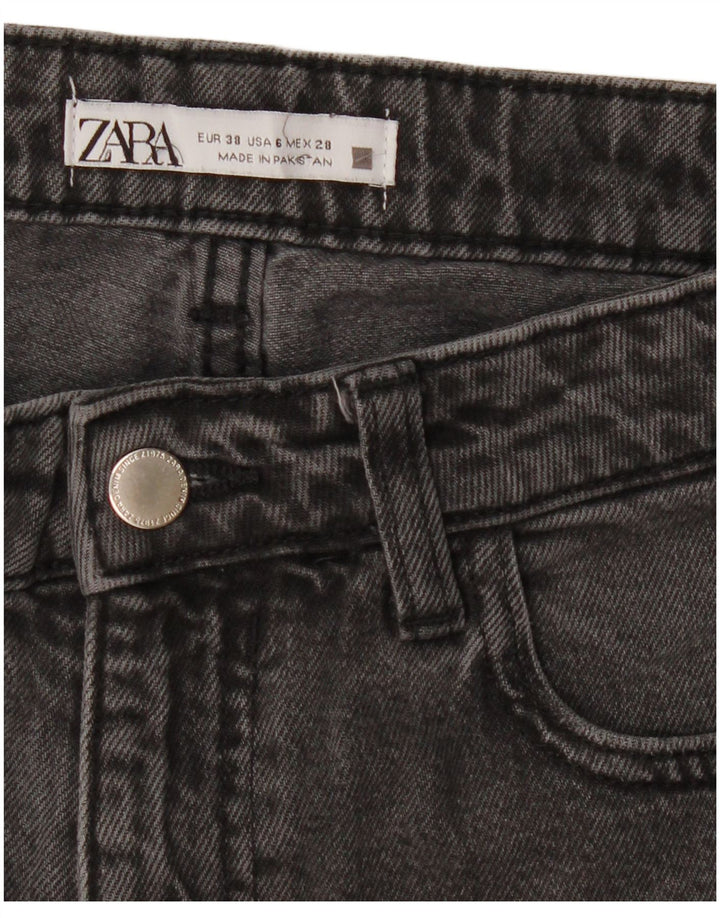 Женские зауженные джинсы Zara EU 38 Small W28 L27, черные