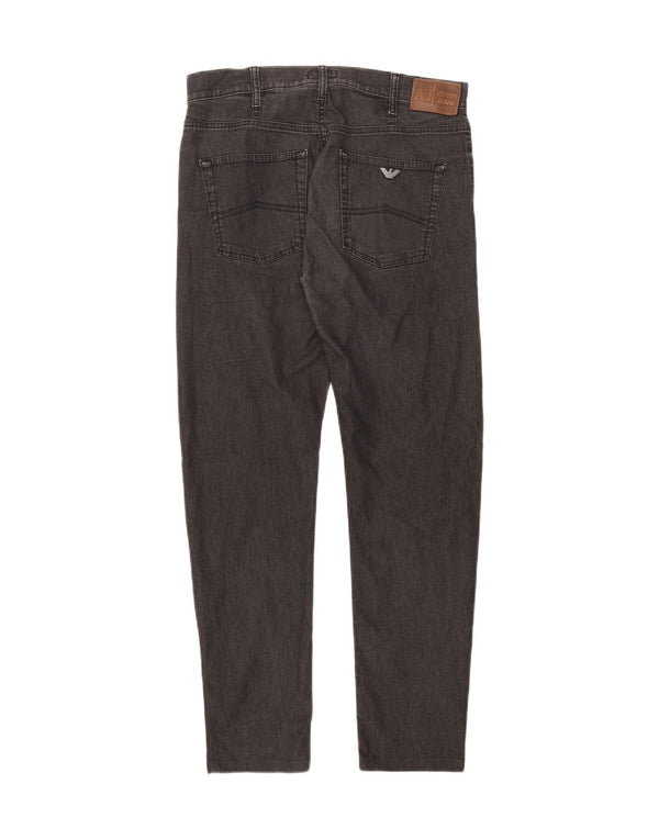 Мужские джинсы Armani Slim W33 L29, черный хлопок