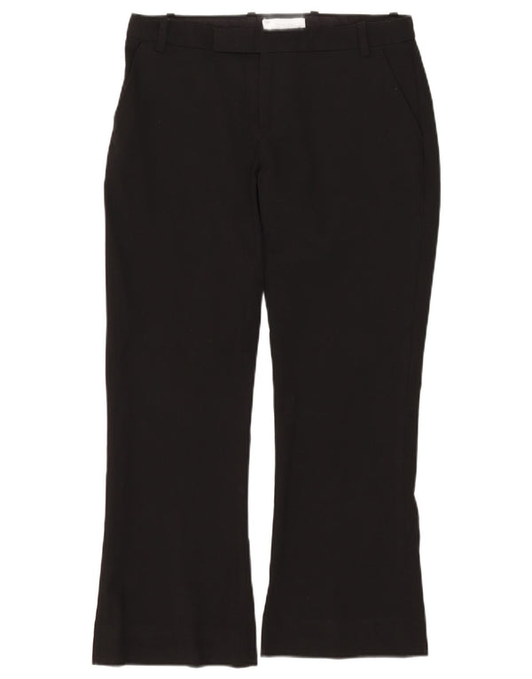 Женские укороченные брюки-клеш Gap UK 6 XS W28 L26, черный полиэстер