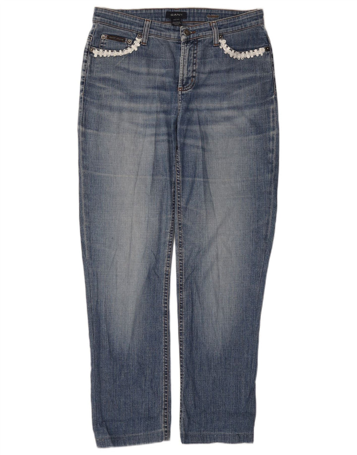 Женские прямые джинсы Gant W30 L28, синий хлопок