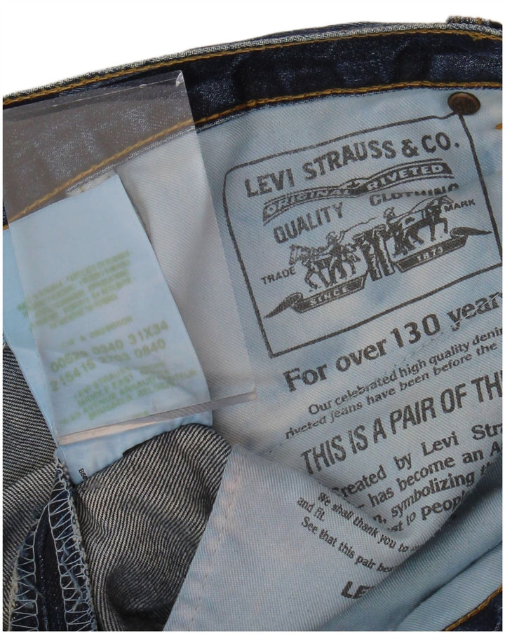 Женская джинсовая юбка LEVI'S W31, средний темно-синий, хлопок