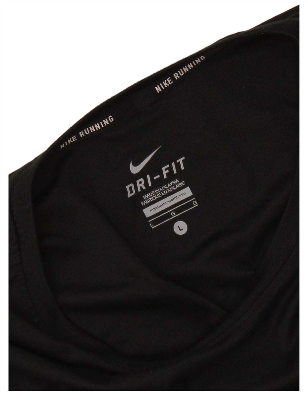 Женские кроссовки Nike Dri Fit с длинным рукавом UK 14, большие, черные