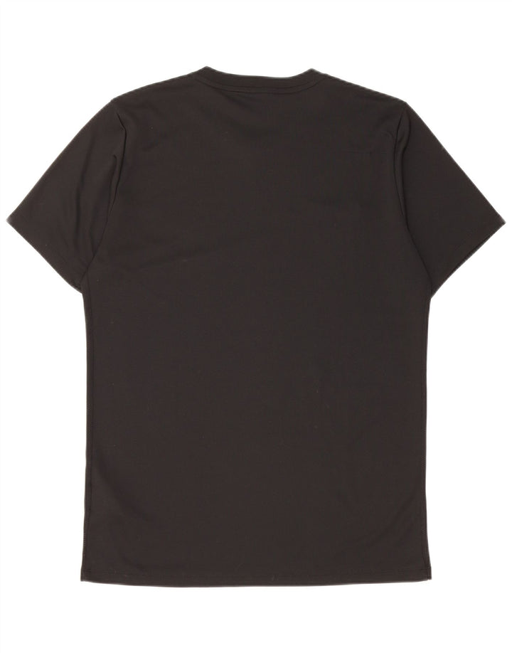 Мужская футболка Nike Dri Fit, средний черный полиэстер