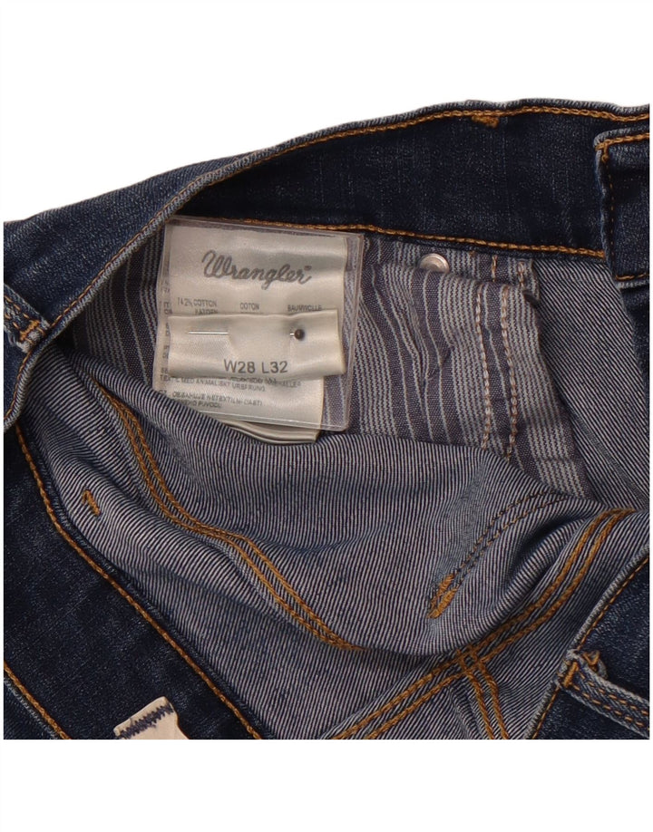 Женские узкие джинсы WRANGLER W28 L32 синие, хлопок