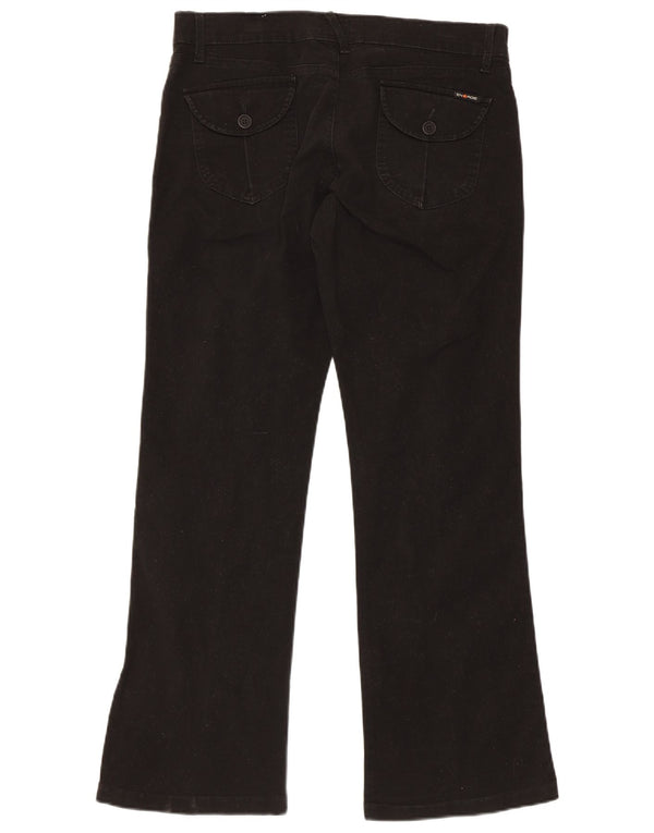 Женские повседневные брюки Energe Bootcut W33 L30, черные хлопковые