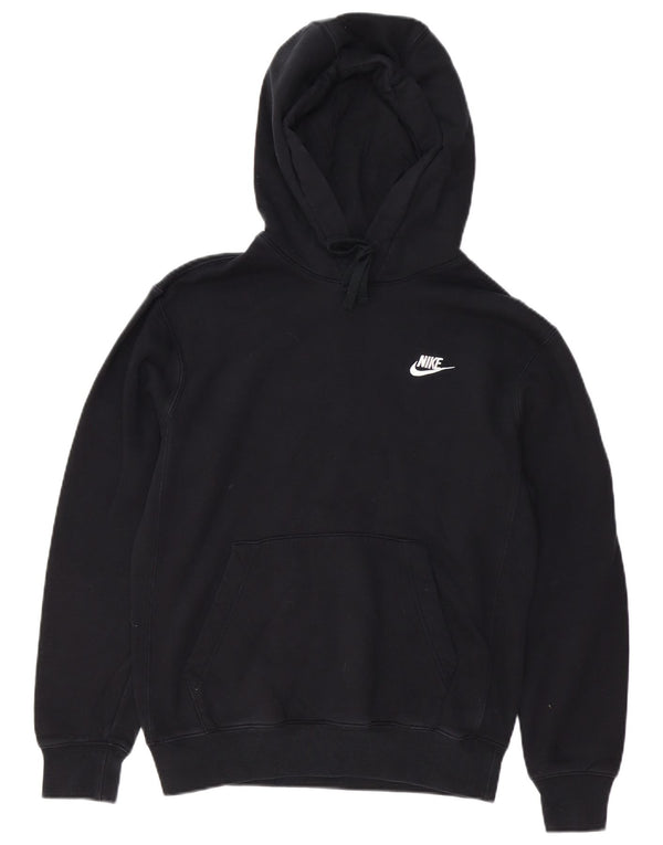 Мужской джемпер свободного покроя с капюшоном Nike XS, черный, хлопок