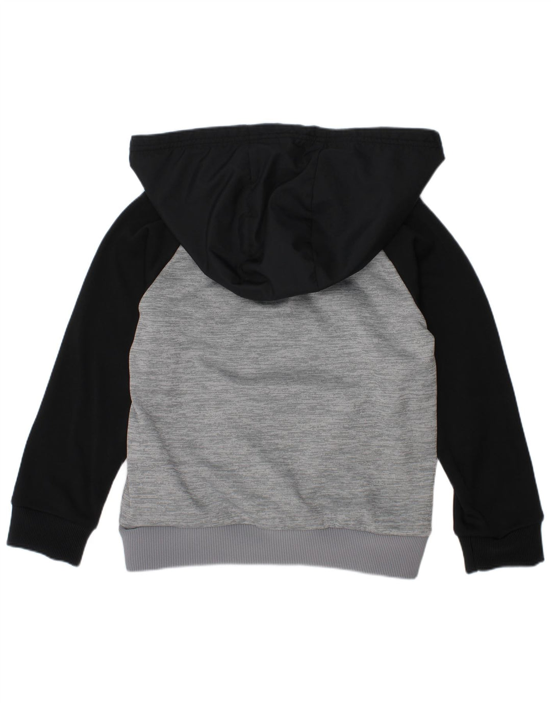 Джемпер с капюшоном Cold Gear для мальчиков 6–7 лет, цвет XS, серый с цветными блоками UNDER ARMOR