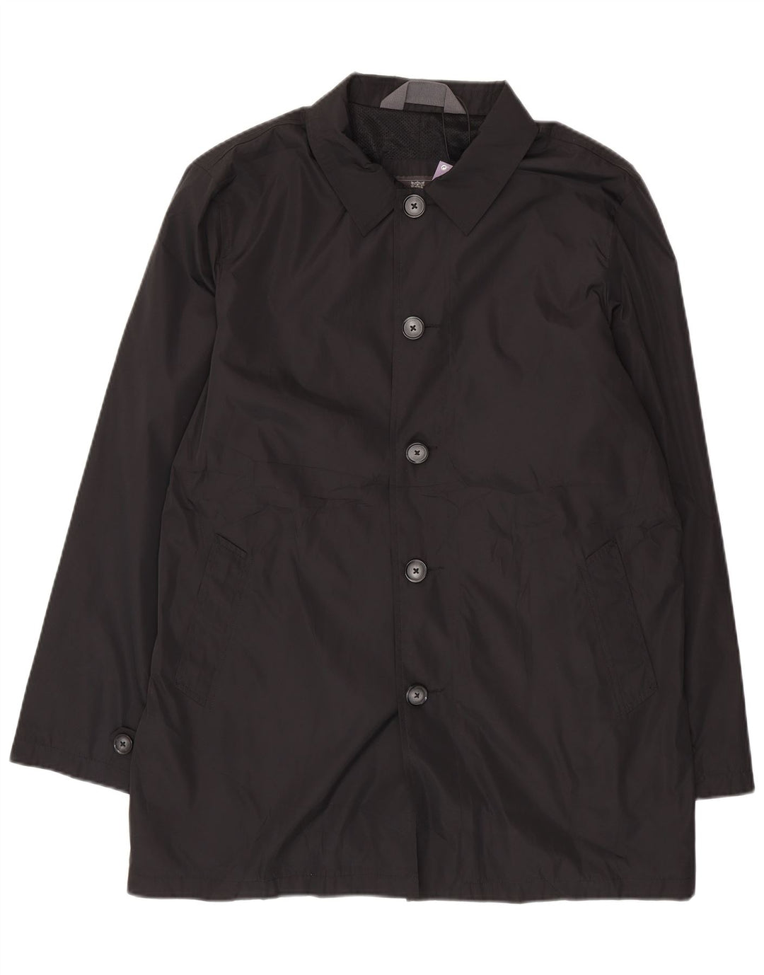 Мужская дождевик Marks & Spencer UK 42 XL, черный полиэстер