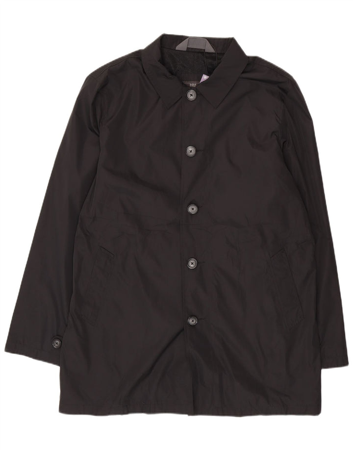 Мужская дождевик Marks & Spencer UK 42 XL, черный полиэстер