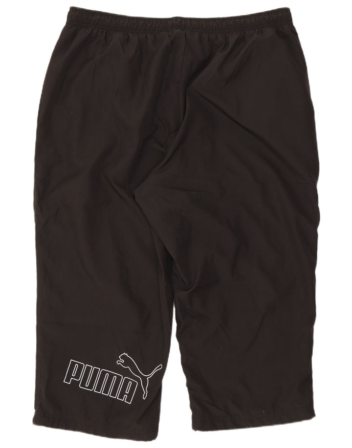 Мужские спортивные шорты-бермуды с рисунком Puma 2XL, черные