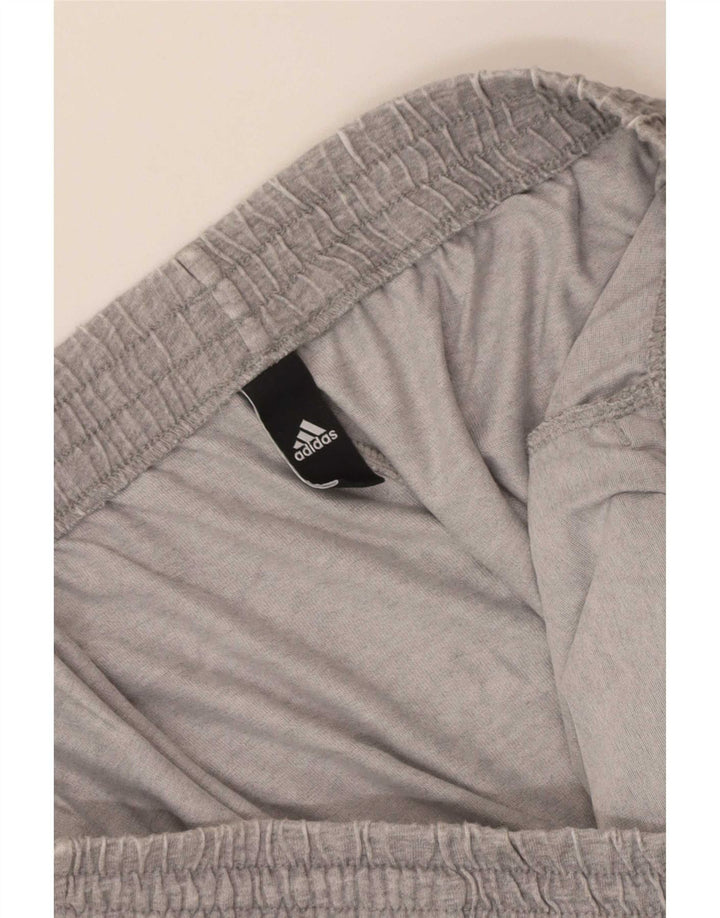 Adidas Мужские спортивные брюки с рисунком, большие серые