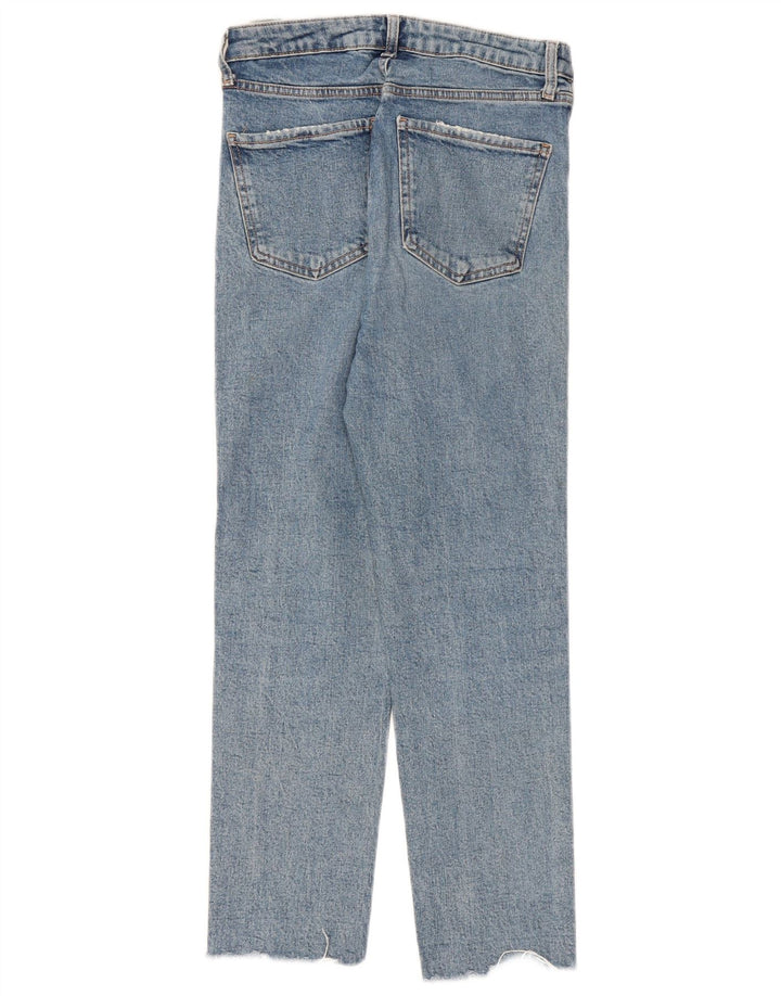 Женские узкие джинсы Zara EU 38, маленькие W28 L26, синие