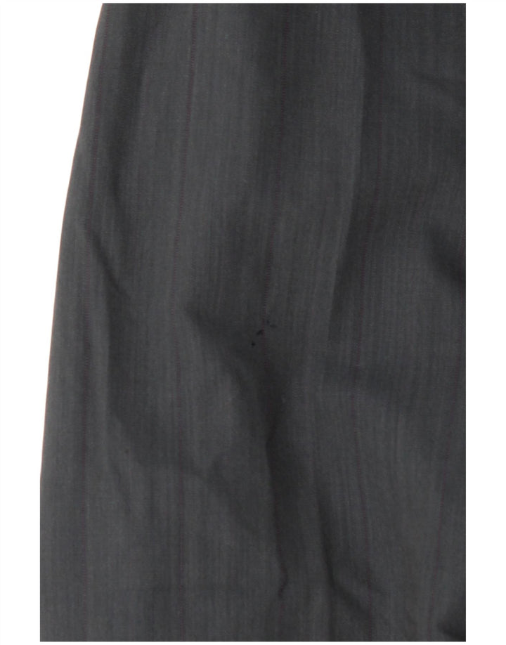 Мужской двубортный пиджак Mario Zegna IT 48 Medium Navy Blue Wool
