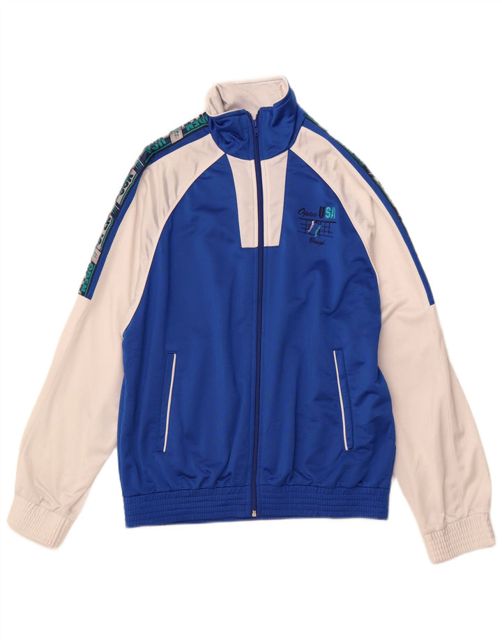 Мужской спортивный костюм BRUGI USA с графическим рисунком IT 48, средний синий цвет с цветными блоками