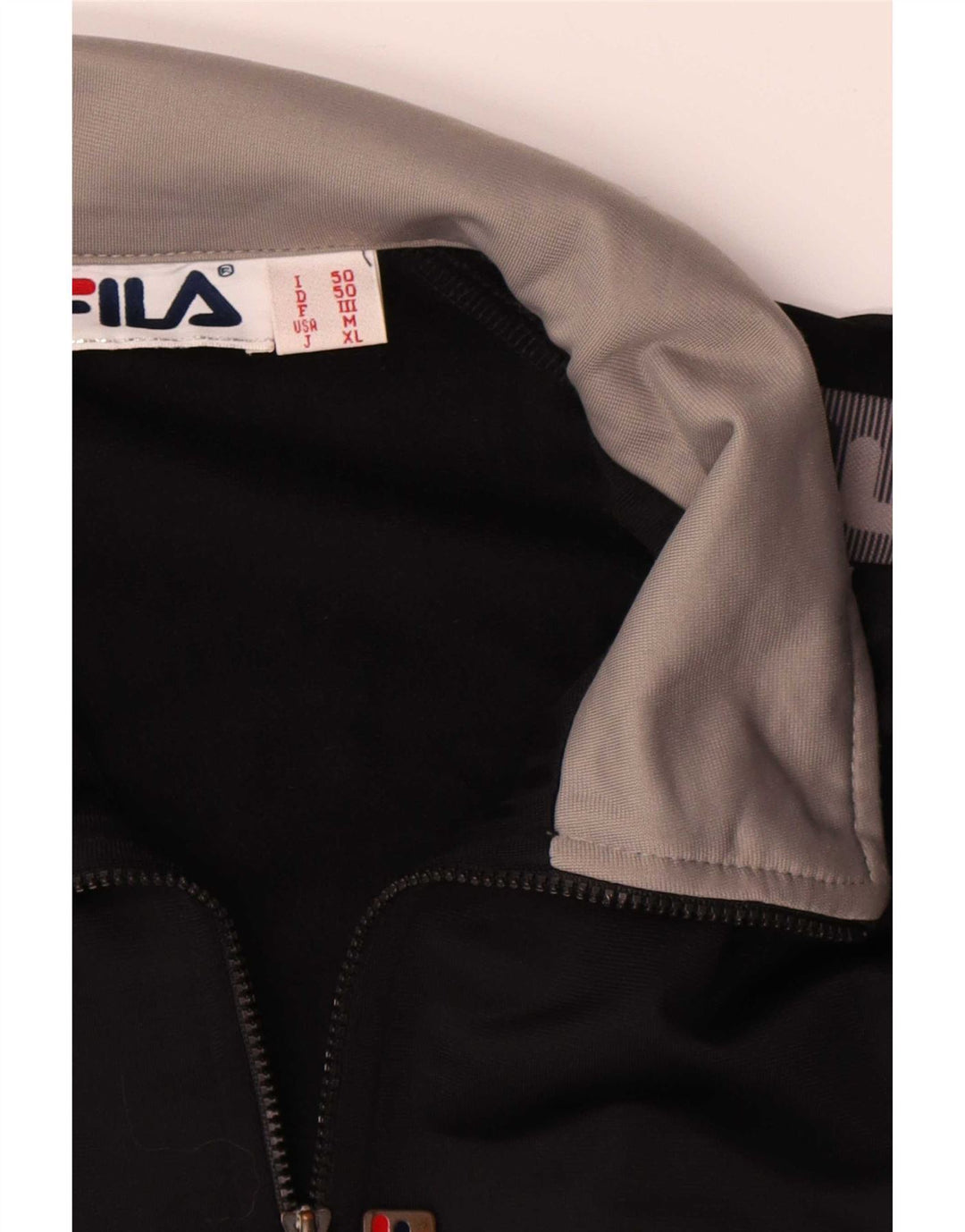 Fila Мужской спортивный костюм с графическим рисунком IT 50 Medium Black Colorblock