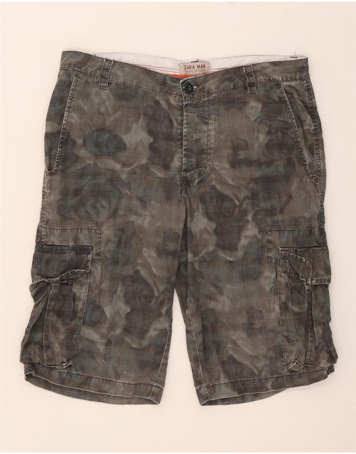 Мужские шорты карго Zara EU 40 Medium W31 Хаки Хлопок