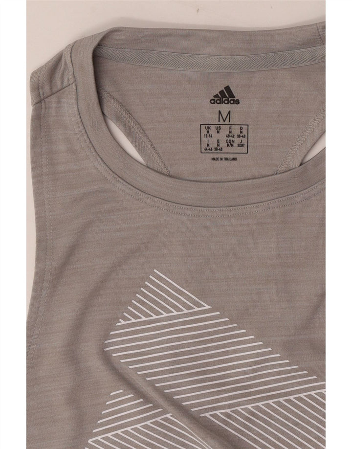 Adidas Женский жилет с рисунком UK 12/14 Средний серый
