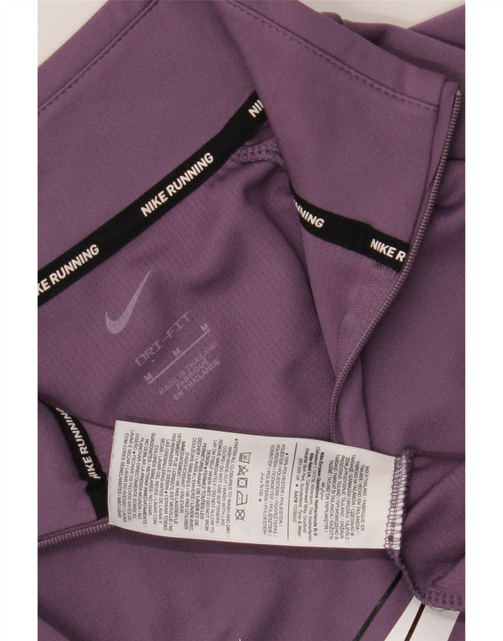 Женский спортивный костюм-пуловер с графическим рисунком Nike Dri Fit UK 14, средний фиолетовый