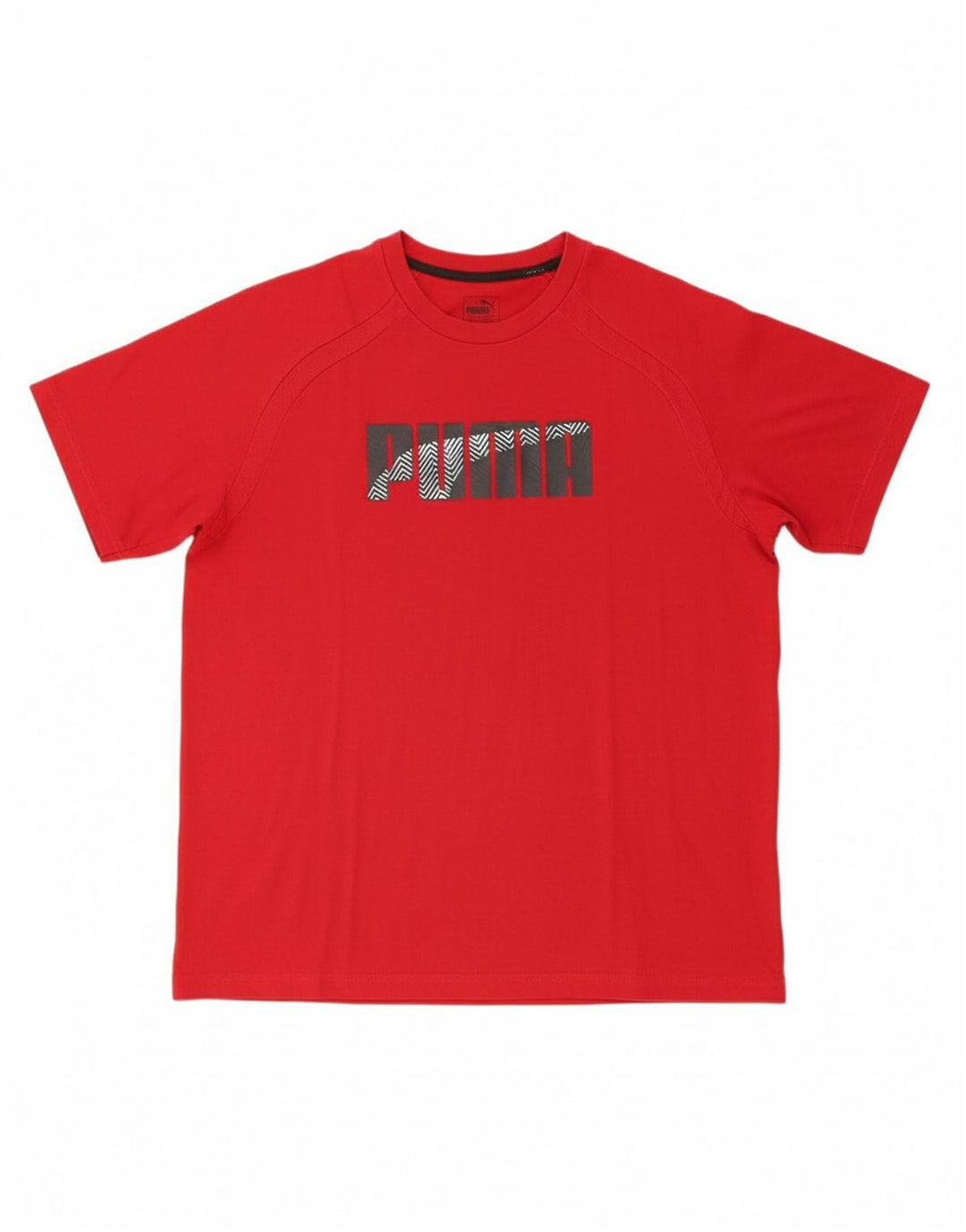 PUMA Mens Graphic T-Shirt Top XL Red