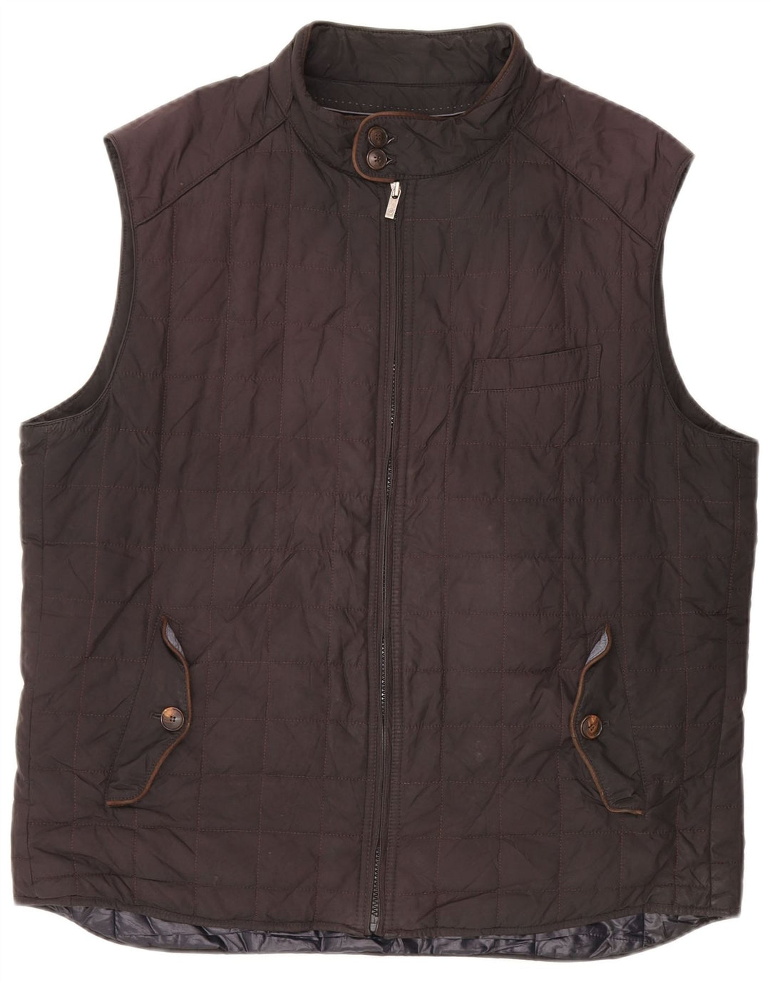 Мужской утепленный жилет Massimo Dutti UK 44 2XL, черный