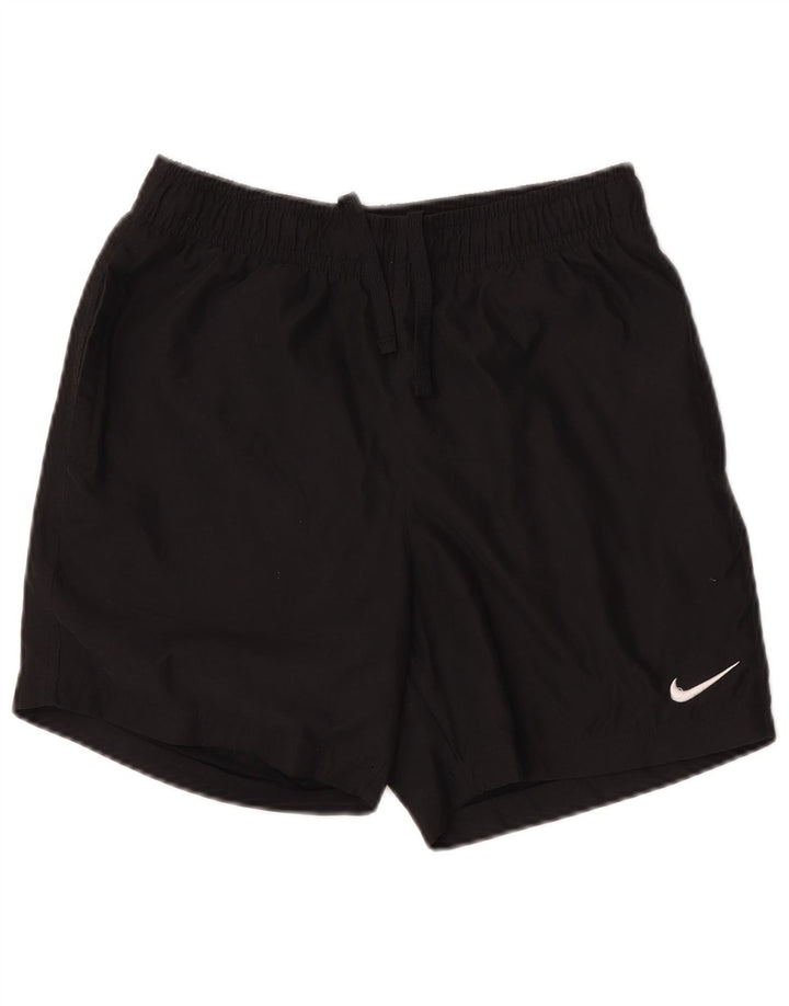 Мужские спортивные шорты Nike, маленькие черные из полиэстера