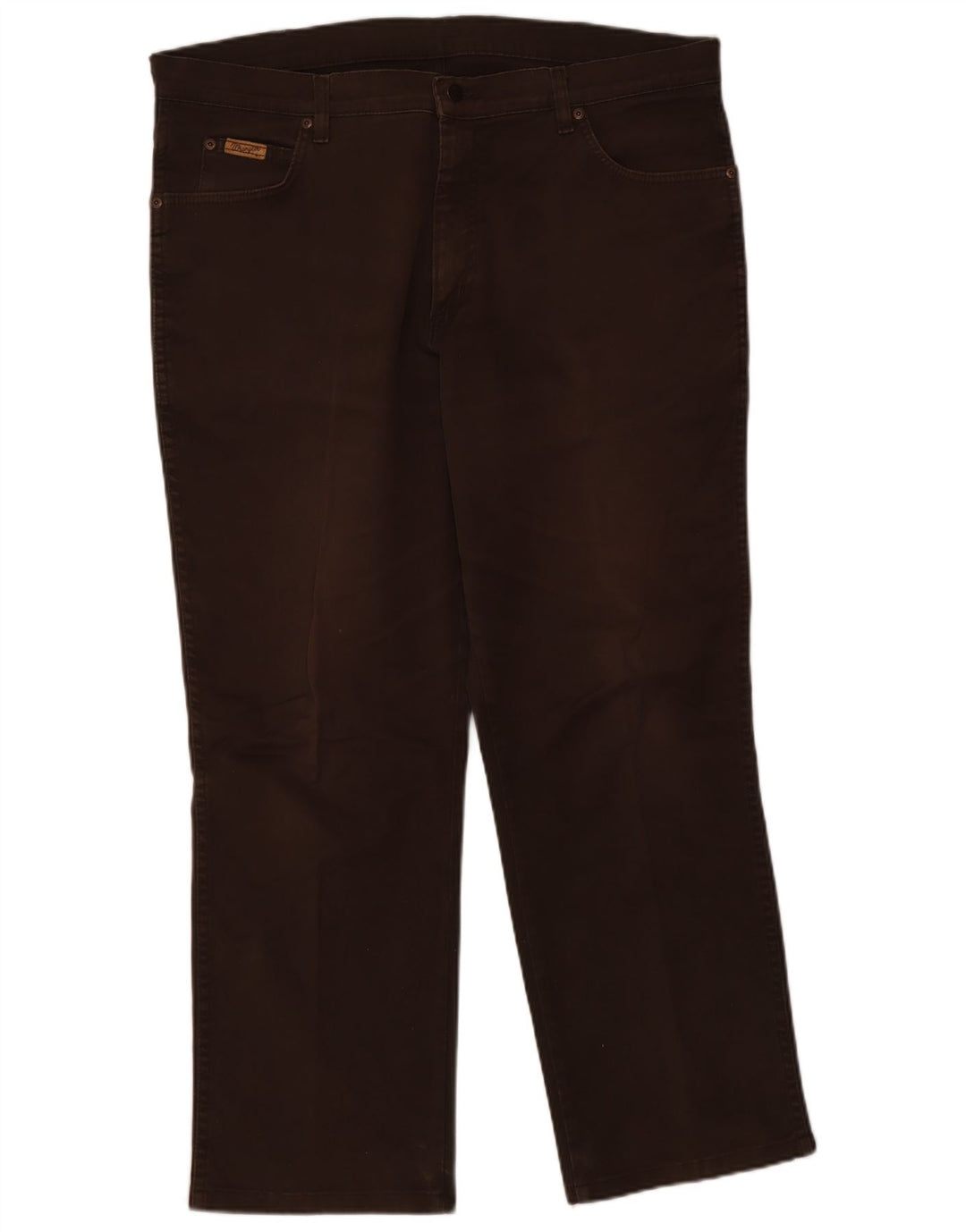 Мужские прямые джинсы Wrangler Texas W38 L32, коричневые, хлопковые