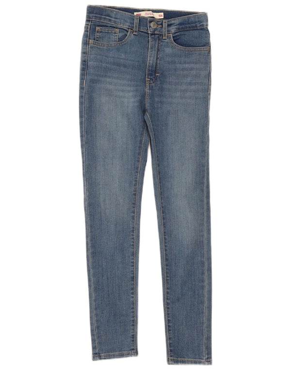 Levi's Girls 720 High Waist Super Skinny Jeans 9-10 Years W24 L25 Blue