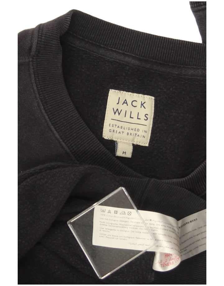 JACK WILLS Мужской свитер-джемпер среднего размера, темно-синий, хлопок