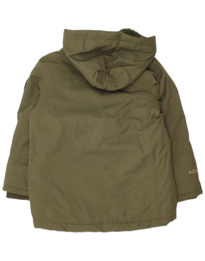 Berghaus Куртка-парка с капюшоном для мальчиков 5–6 лет, цвет хаки, полиэстер