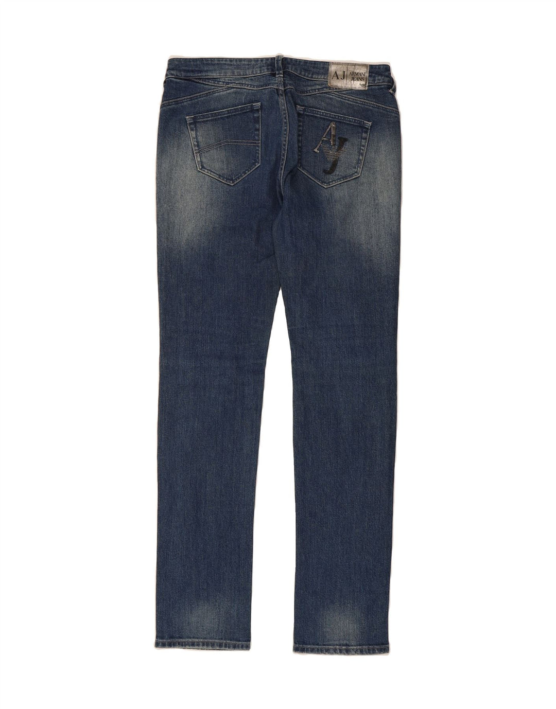 ARMANI Womens Slim Jeans  W30 L34 Blue Cotton Vintage Armani and Second-Hand Armani from Messina Hembry 
