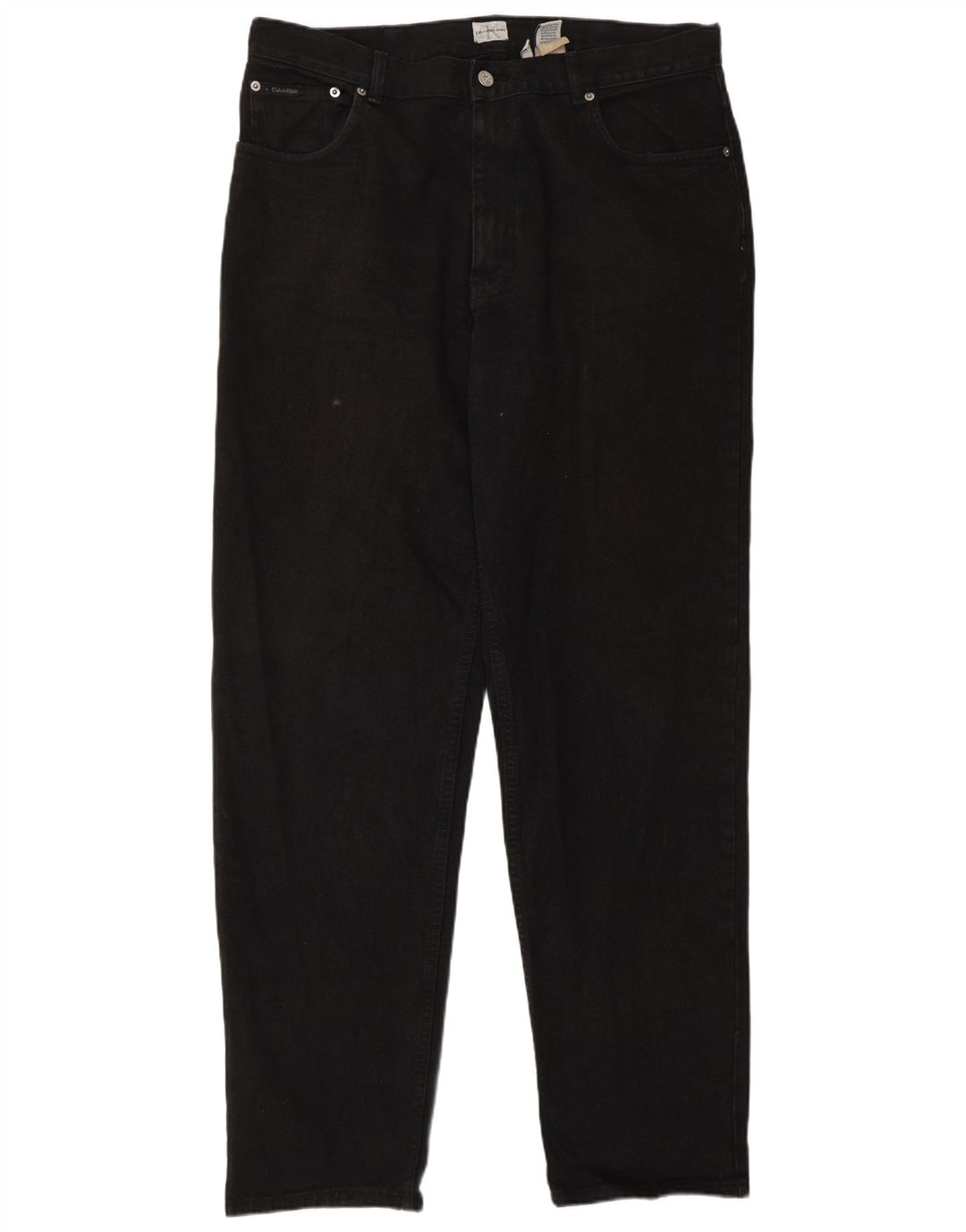 Женские зауженные джинсы CALVIN KLEIN W36 L34, черный хлопок