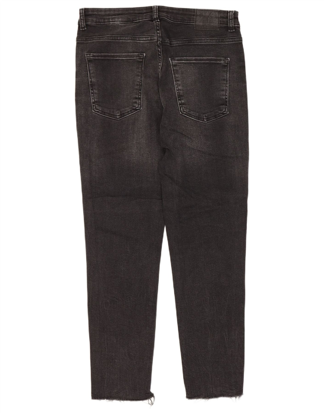 Женские узкие джинсы ZARA EU 42, большие W32 L27, черные