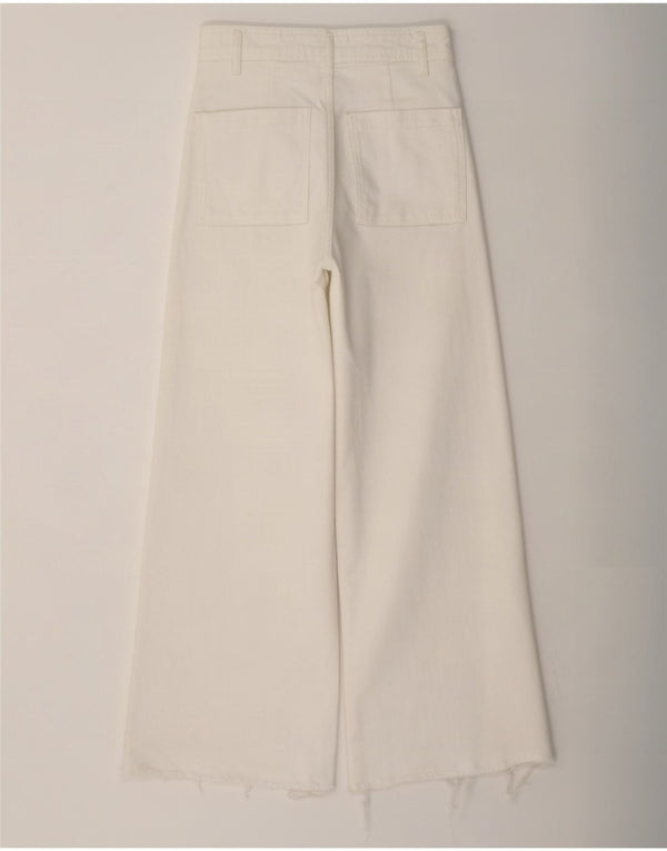 Женские прямые джинсы Zara The Marine с широкими штанинами EU 36 XS W26 L28, белые