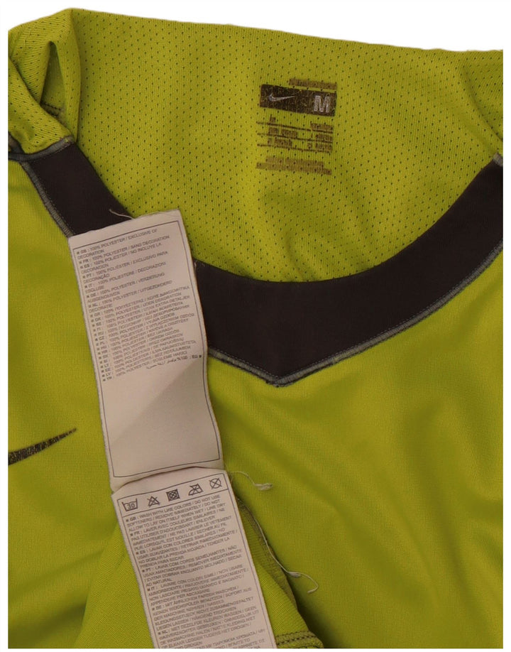 Мужская футболка NIKE Mercurial, верх, средний зеленый цвет, полиэстер с цветными блоками