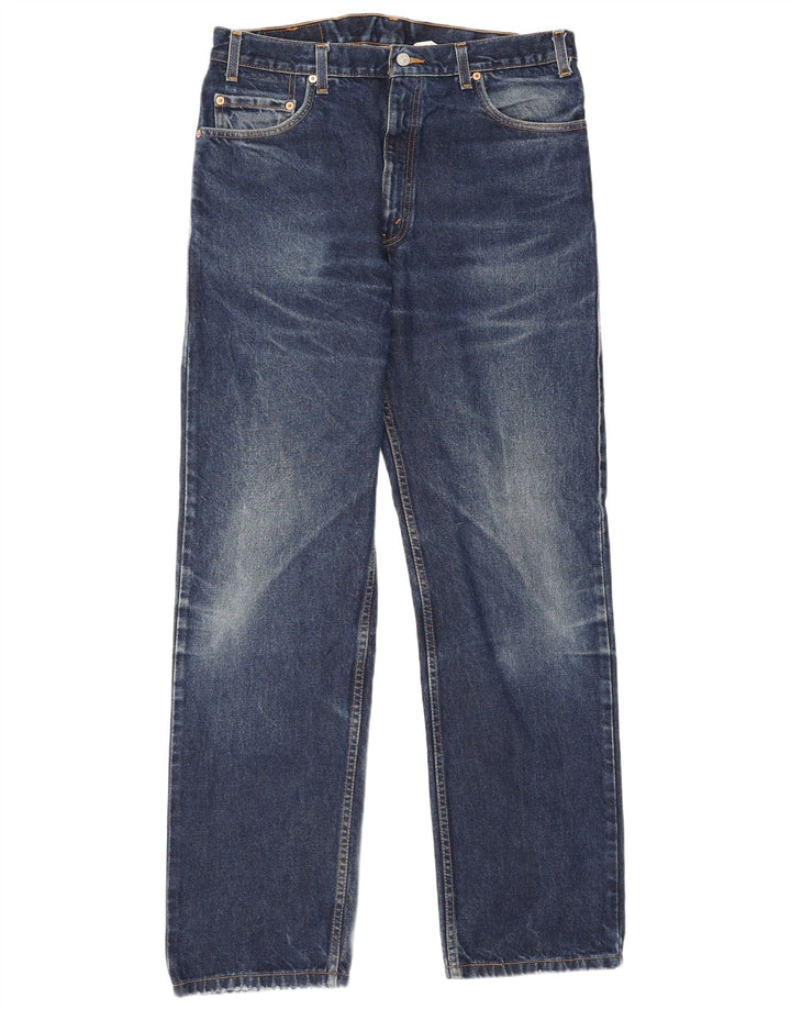Мужские прямые джинсы Levi's 505 W36 L33 синие