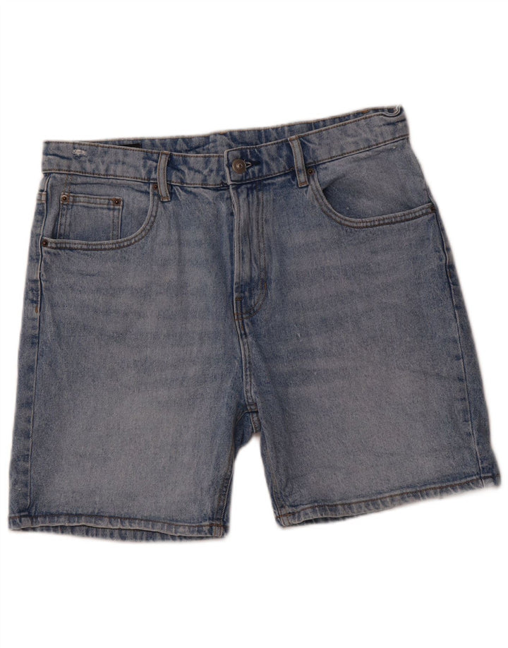 Мужские джинсовые шорты ZARA EU 42, большие W32, синие, хлопок