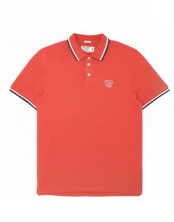Мужская рубашка поло Abercrombie & Fitch XL, розовый хлопок