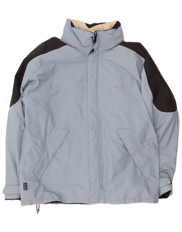 Мужская лыжная куртка SALEWA UK 42 XL, синяя, полиэстер с цветными блоками
