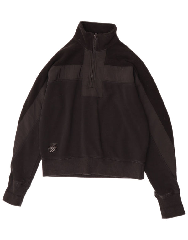 Женский джемпер оверсайз Superdry UK 10, маленький черный с цветными блоками