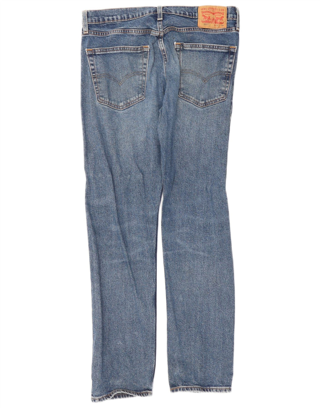 Женские зауженные джинсы Levi's 502 W31 L32, синий хлопок