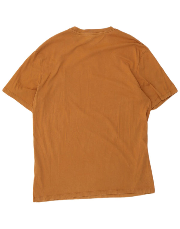 Мужская футболка с рисунком Jack & Jones Top XL, коричневый хлопок