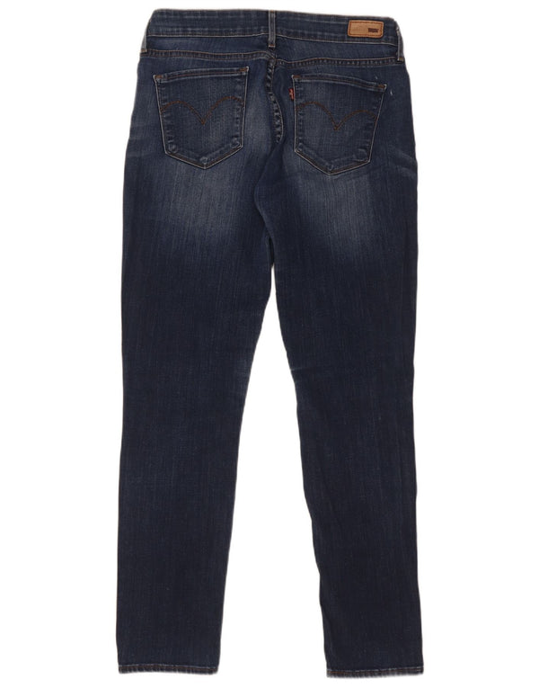 Женские джинсы скинни Levi's Demi Curve со средней посадкой W28 L30 Темно-синие хлопковые