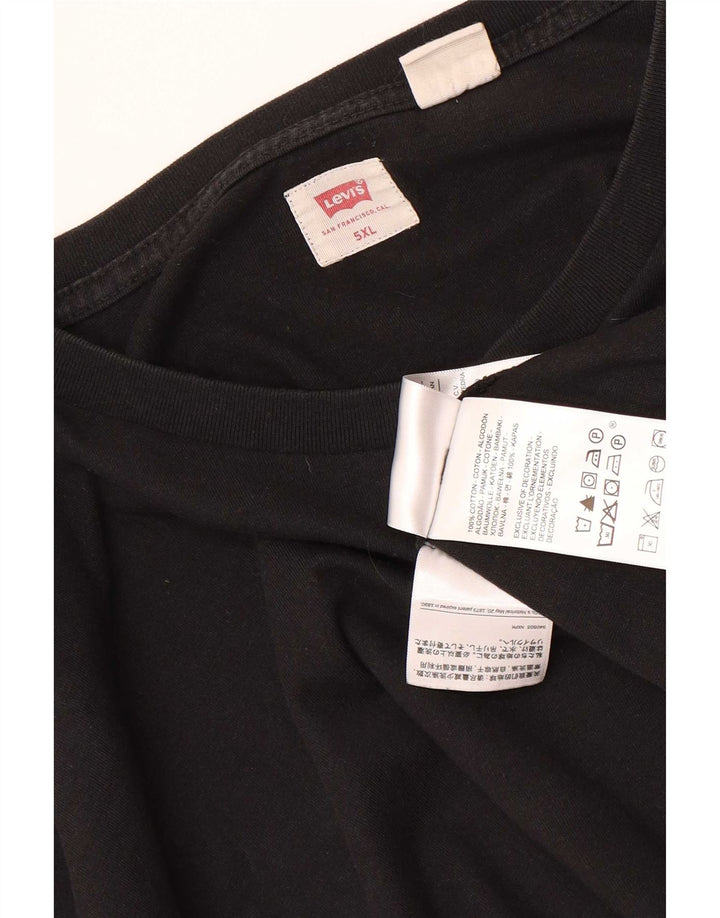 Мужская футболка Levi's Top 5XL, черный хлопок