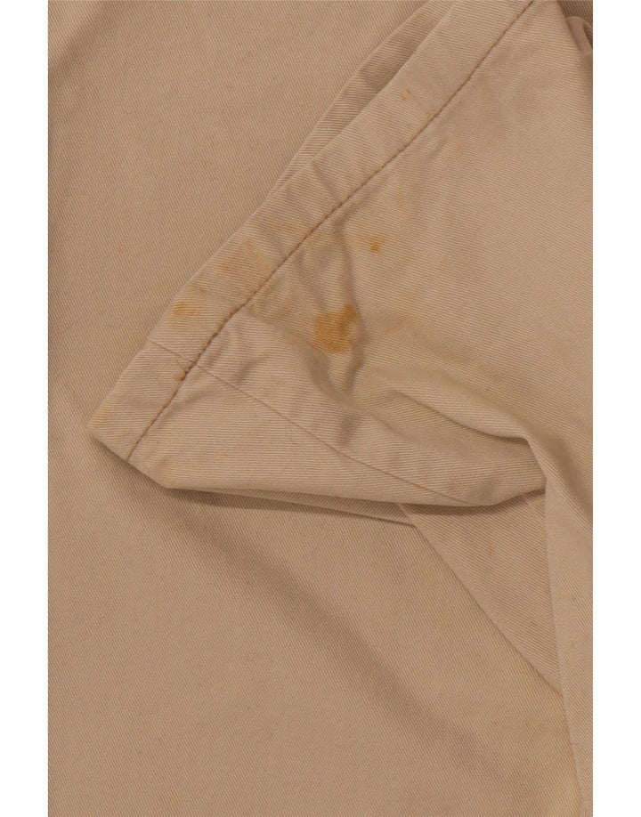 CALVIN KLEIN Женские прямые повседневные брюки W28 L32 Бежевые хлопковые