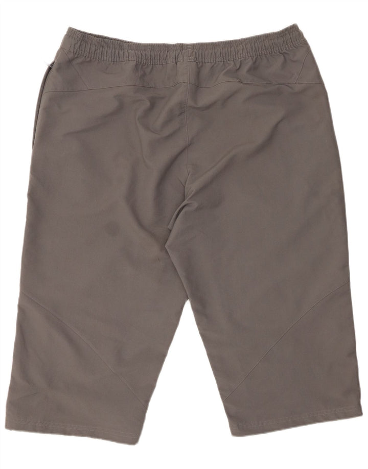 Мужские спортивные шорты-бермуды ADIDAS XL, серый полиэстер