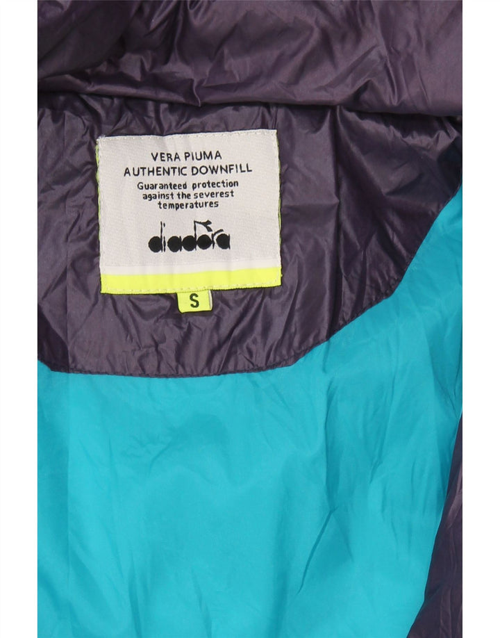 DIADORA Womens Padded Coat UK 10 Small Purple Polyamide